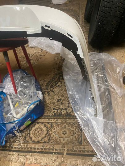 Задний бампер на volkswagen polo оригинал