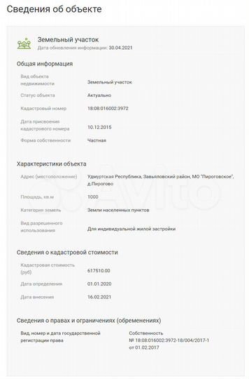 Участок 10 сот. (ИЖС)