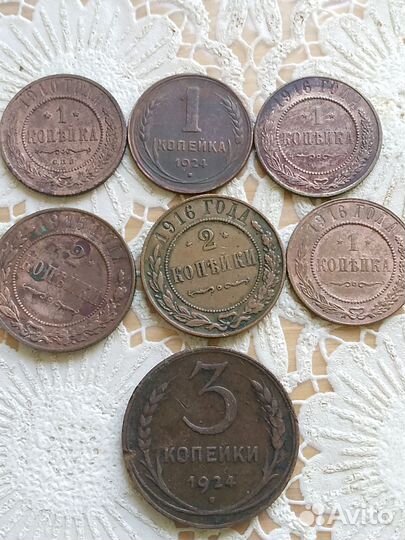 Лот медных монет