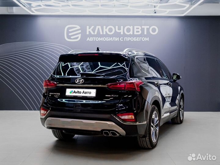 Hyundai Santa Fe 2.2 AT, 2019, 101 300 км