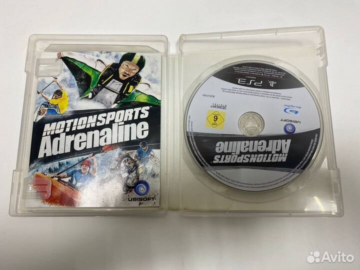 Диск PS3 MotionSports Адреналин Лицензия