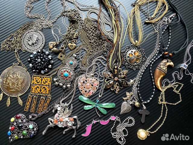 Крупные кулоны подвески винтаж
