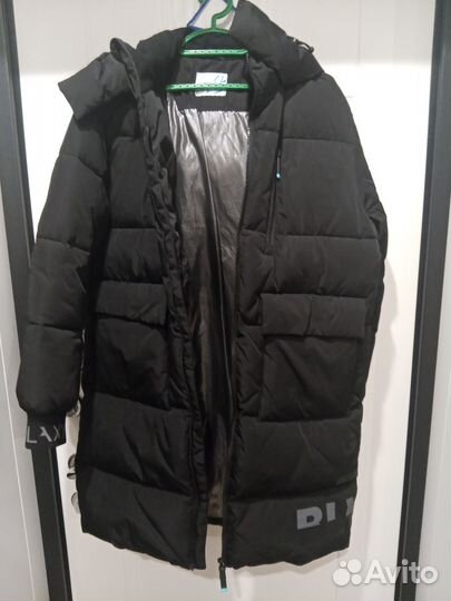 Пуховик зимний мужской удлиненный