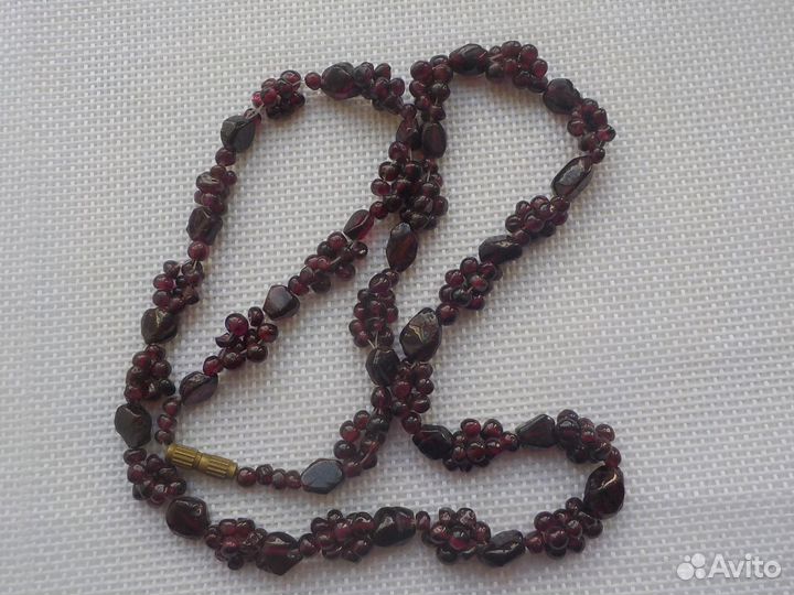 Бусы времен СССР 70-80 гг натуральные камни,кость