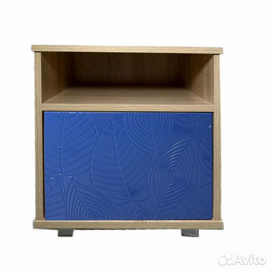 Тумба прикроватная Шарм, бордовый глянец