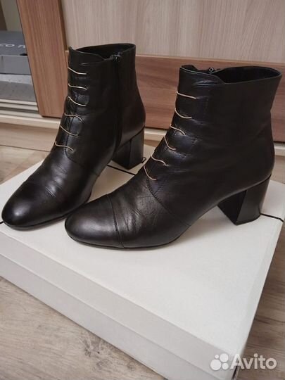 Полусапожки натуральная кожа