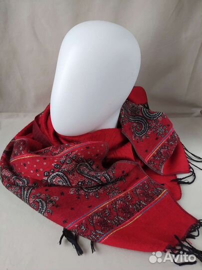 Шарф палантин с кашемиром женский 170*65