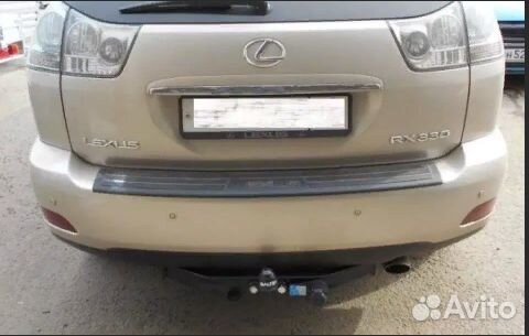 Фаркоп Lexus RX, кроме Long 2016-без выреза бампе