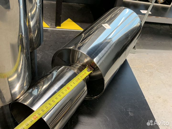 Огромная бочка глушителя с насадкой под флейту