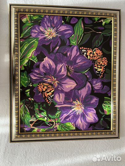 Картина маслом на холсте цветы