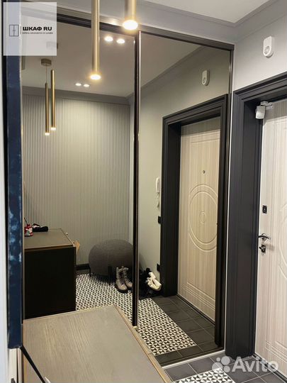 Шкаф распашной с фрезеровкой