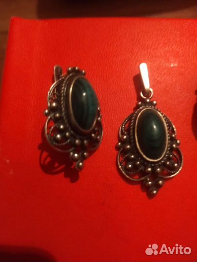 Серьги серебро 925 пр СССР