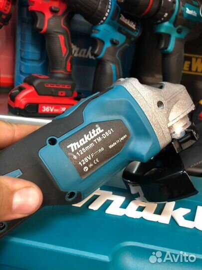 Аккумуляторная болгарка makita 125