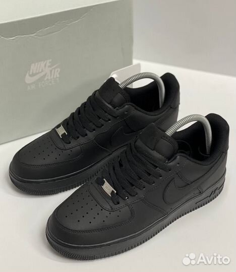 Кроссовки Nike Air force чёрные 2