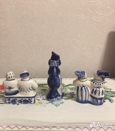 Фигурки Гжель СССР