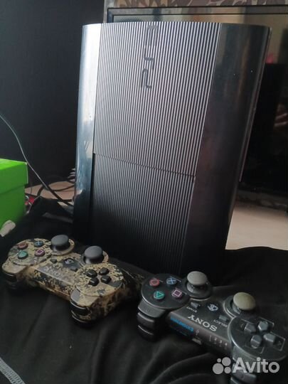 Sony PS3 super slim, работает отлично