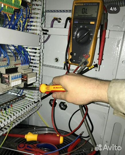 Электромонтаж, сборка щитов, ремонт