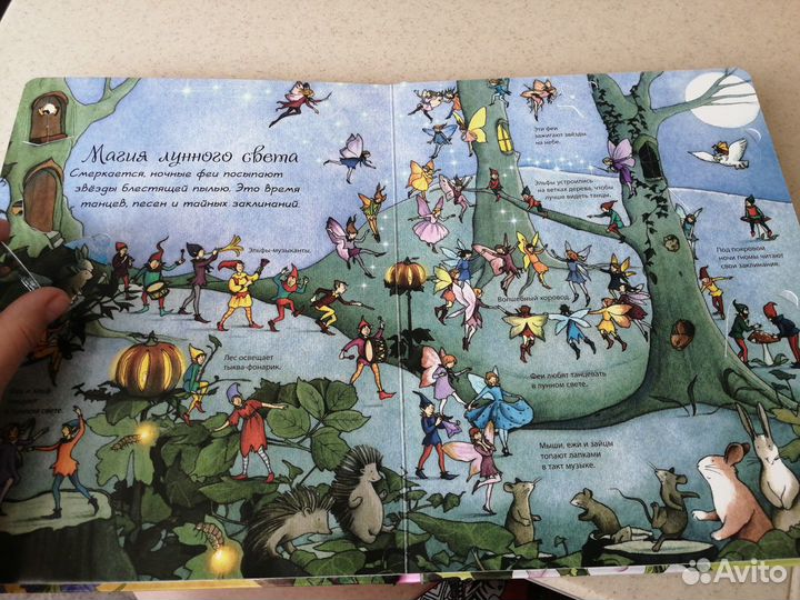 Детская книга с 55 окошками 