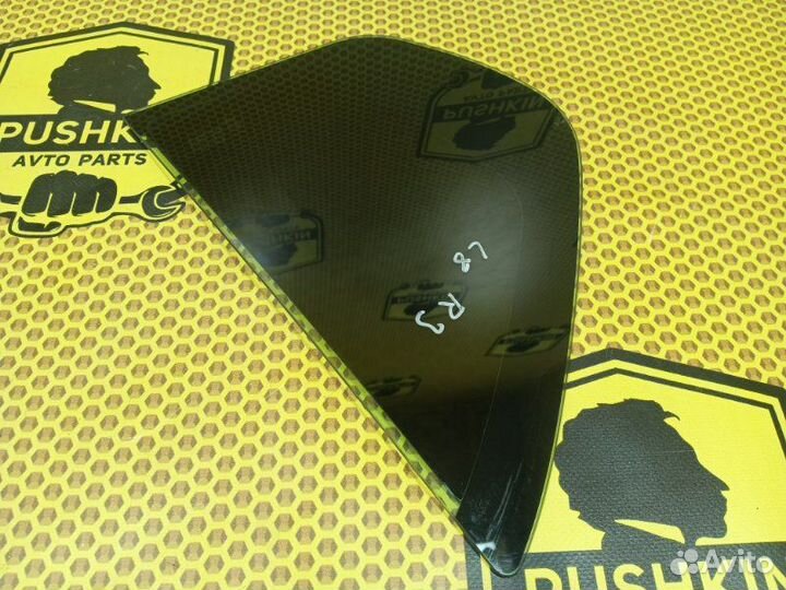 Стекло двери форточка заднее правое Renault Logan