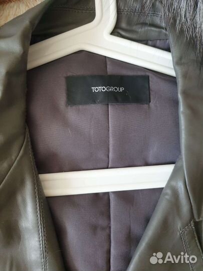 Кожаная куртка новая Toto 42 44 XS S