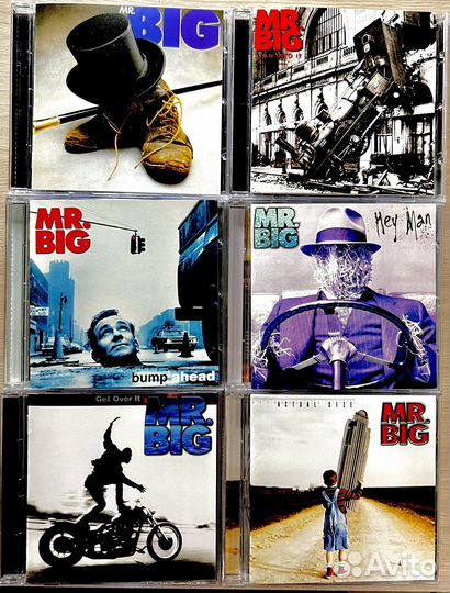 CD диски Mr. Big (Eric Martin, Paul Gilbert)