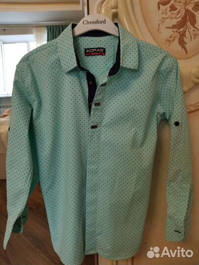 Рубашка с длинным рукавом для мальчика 128