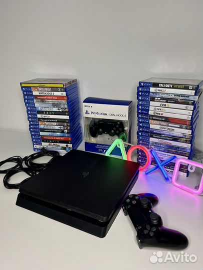 Sony Ps4 Slim / 700 игр / Гарантия