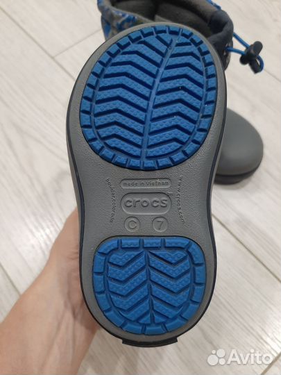 Crocs сапоги детские