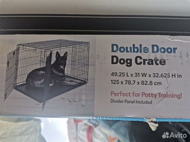 Клетка для больших собак. 2 двери