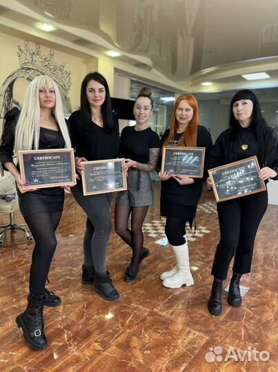 Обучение наращиванию волос