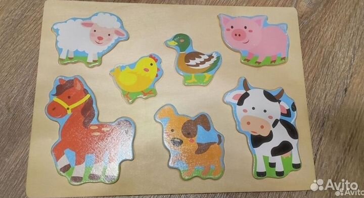 Детские игры : деревянные рамки- вкладыши