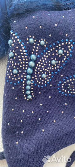 Зимняя шапка на 3,4 года