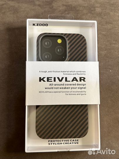 Чехол Кевларовый kzdoo iPhone 14 / 14 Pro