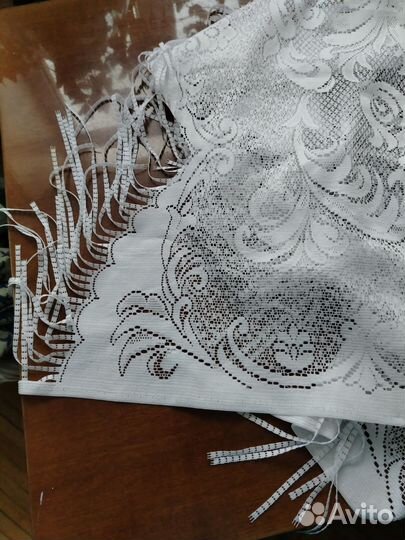 Тюль с бахромойСкатерть