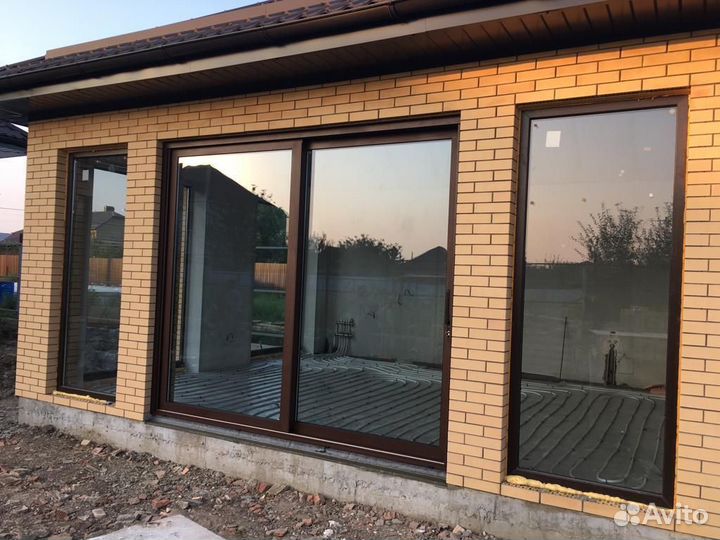 Алюминиевые окна под ключ