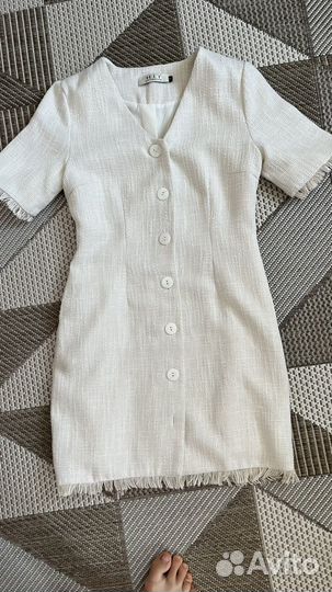 Платье твидовое 42-44