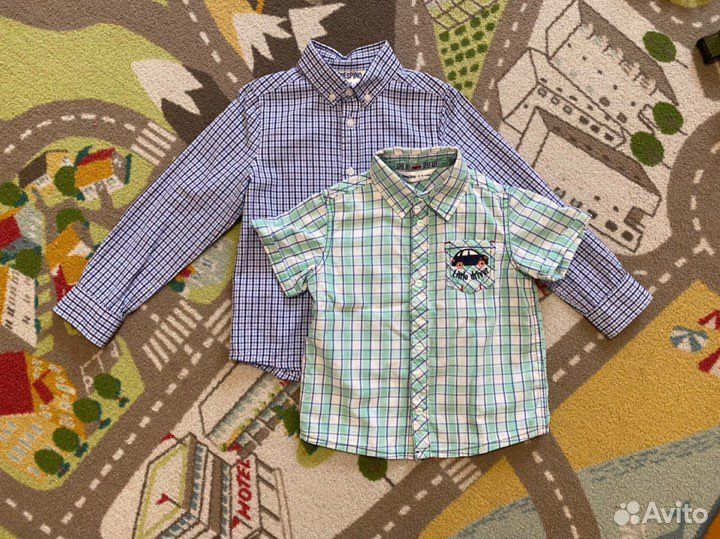 Рубашка с коротким и длинным рукавом, 110 р-р