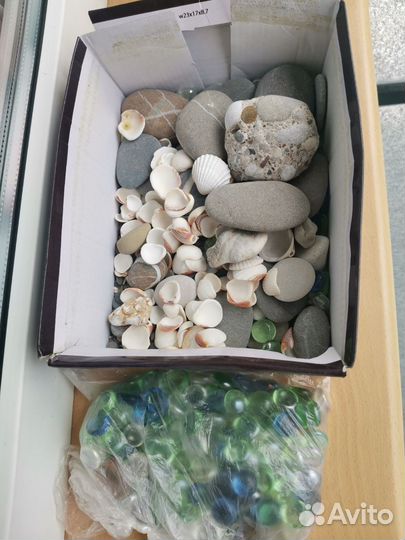 Камни, ракушки для аквариума