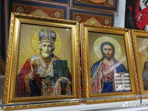 Алмазная мозаика 15x20 Икона Богоматери