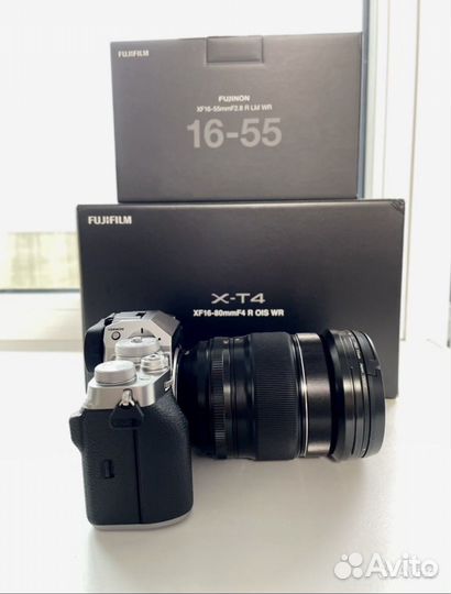 Фотоаппарат Fujifilm xt4+16-55 2.8 и XF56mmf1.2R