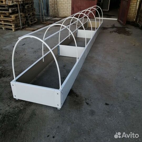 Грядки пластиковые из подоконника пвх