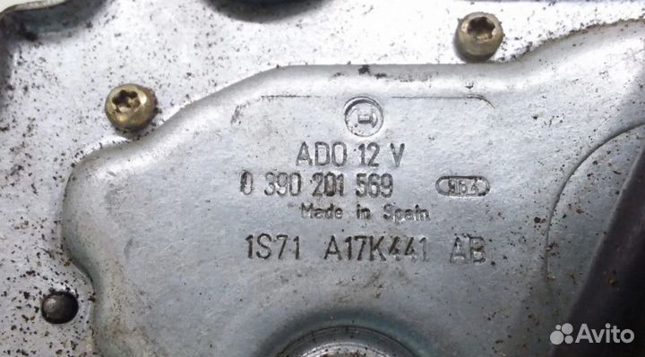 Моторчик заднего дворника, 0390201569 Ford Mondeo Mk III При звонке назовите, пожалуйста, этот артик