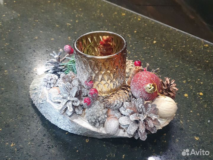 Подсвечник новогодний