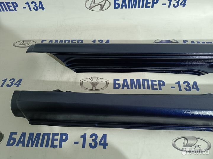 Накладки на пороги Лада kalina 1 персей-429