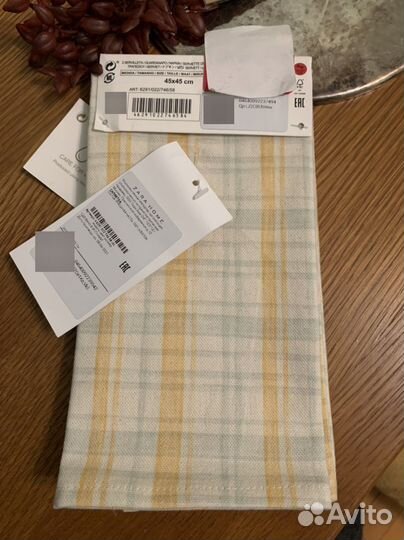 Zara home салфетки