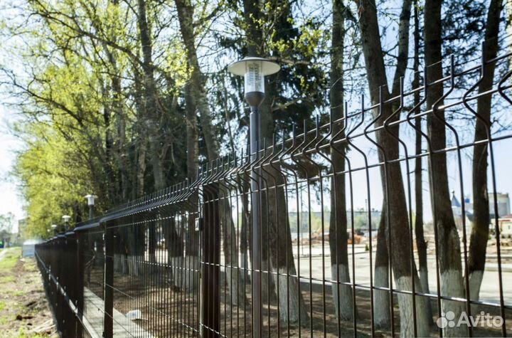 Забор из 3D сетки