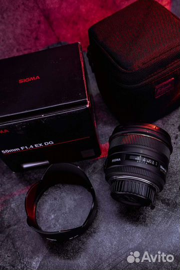Объектив Sigma AF 50mm f1.4 EX nikon