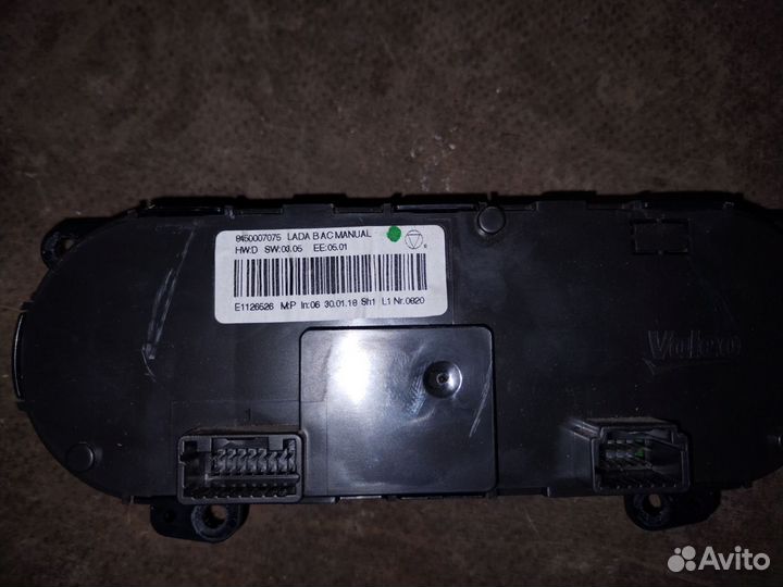 Блок управления печкой лада Веста