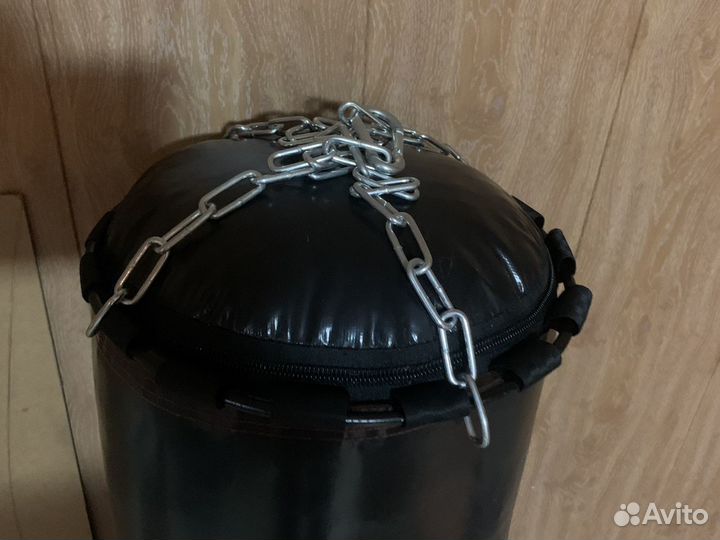 Боксерская груша кожаная