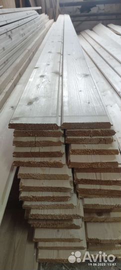 Вагонка имитация бруса хвоя сорт ав